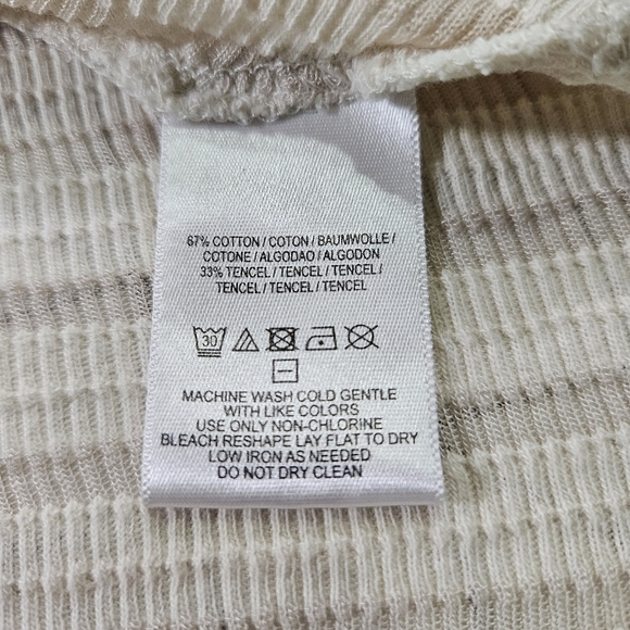 Postmark By Anthropologie Hi/Low Button Up Semi Sheer Swing Dress, Cream, XS - Picture 12 of 15